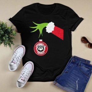 The Grinch Hand Hold University Of Georgia Christmas Shirt