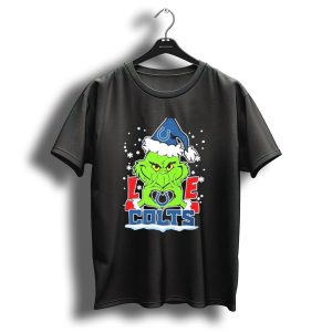 The Grinch Indianapolis Colts Love 2024 Football Christmas T-Shirt