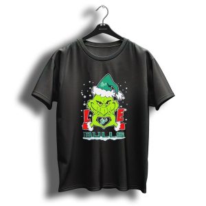 The Grinch Love Bulls South Florida 2024 Christmas Football T-Shirt