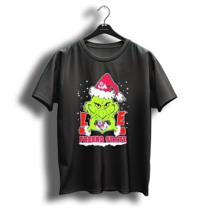 The Grinch Love Fresno State Bulldogs Christmas T-Shirt