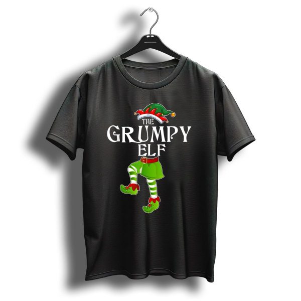 The Grumpy Elf Christmas Matching Family Group Funny Holiday T Shirt 1 t shirt 1