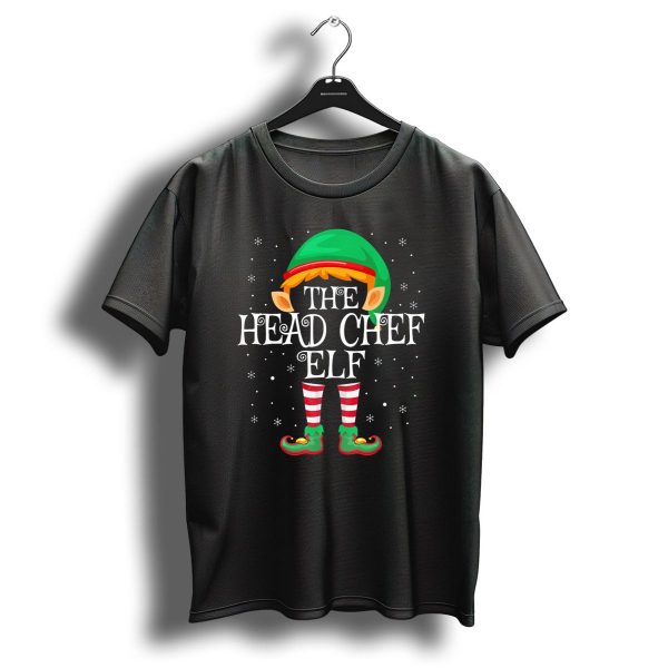The Head Chef Elf Family Matching Group Christmas T Shirt 1 t shirt 1