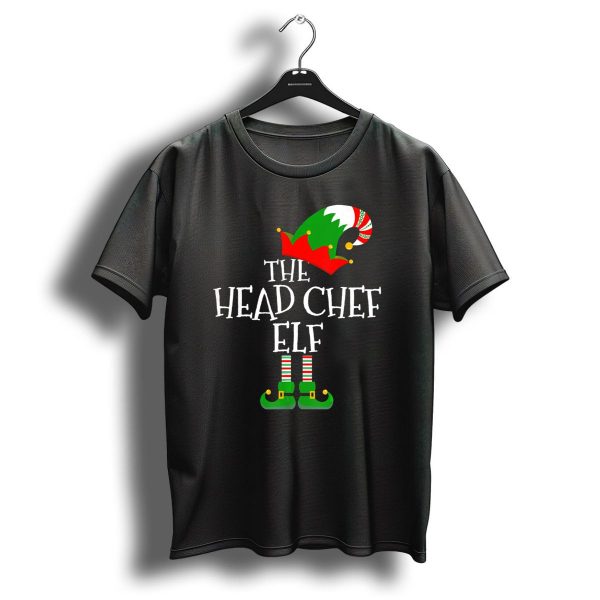 The Head Chef Elf Funny Christmas Outfit With Jester Hat And Striped Socks T Shirt 1 t shirt 1