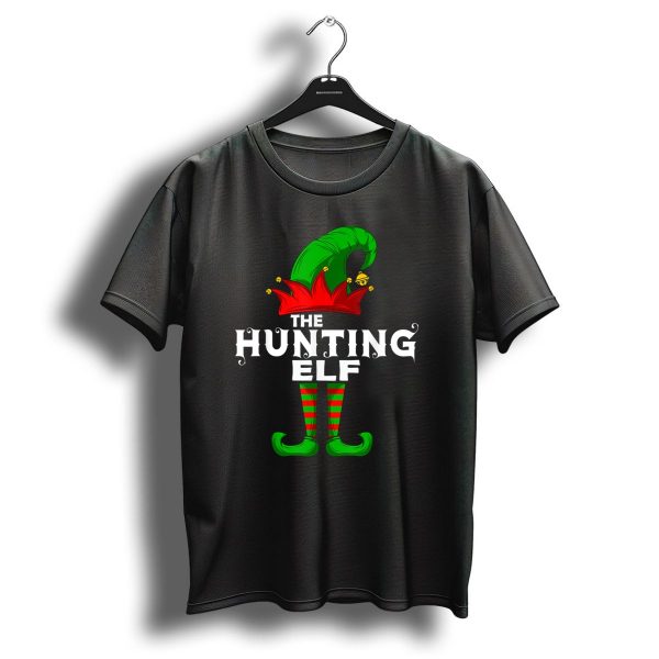 The Hunting Elf Family Christmas Group Matching Holiday Attire T Shirt 1 t shirt 1
