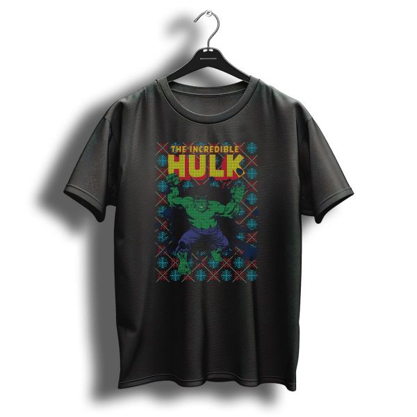 The Incredible Hulk Smash Marvel Comic Retro Explosion Christmas T Shirt 1 t shirt 1