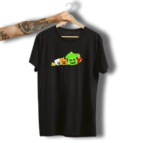 The Kentucky Halloween Buckets Ghost Pumpkin Frankenstein T Shirt t shirt 1