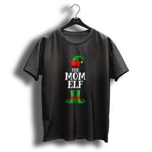 The Mom Elf Christmas Family Party Matching T-Shirt
