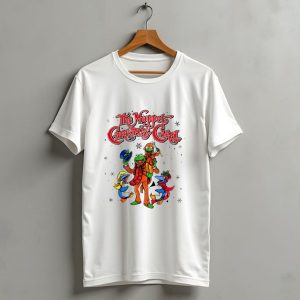 The Muppet Christmas Carol Kermit And Friends Festive T Shirt 1