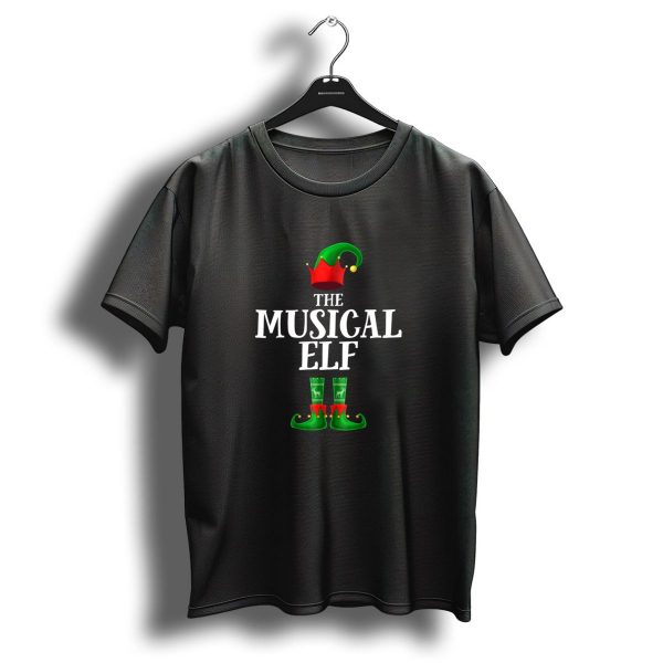 The Musical Elf Matching Family Christmas Party T Shirt 1 t shirt 1