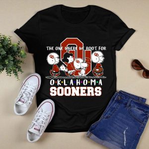 The One Where We Root For Oklahoma Sooners Peanuts Characters Football T-Shirt