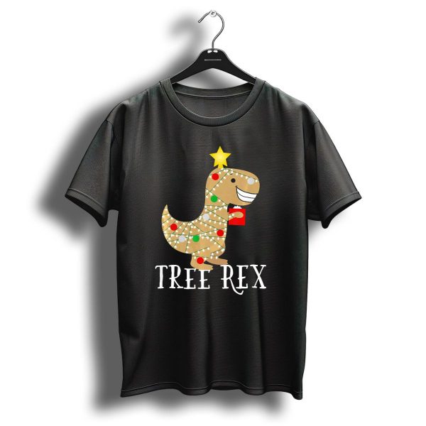 The Original Christmas Tree Rex Dinosaur With Lights And Star T Shirt 1 t shirt 1