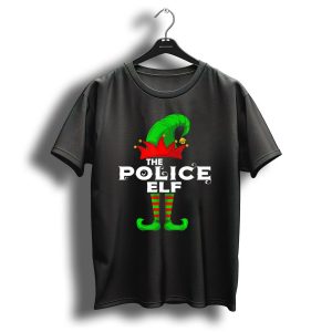 The Police Elf Family Christmas Group Matching T-Shirt