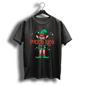 The Puerto Rico Elf Christmas Family Group T-Shirt