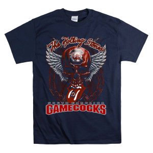 The Rolling Stones South Carolina Gamecocks Skull Wings T-Shirt