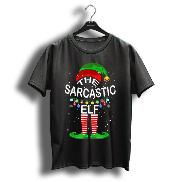 The Sarcastic Elf Christmas Matching Group Family Holiday T Shirt 1 t shirt 1