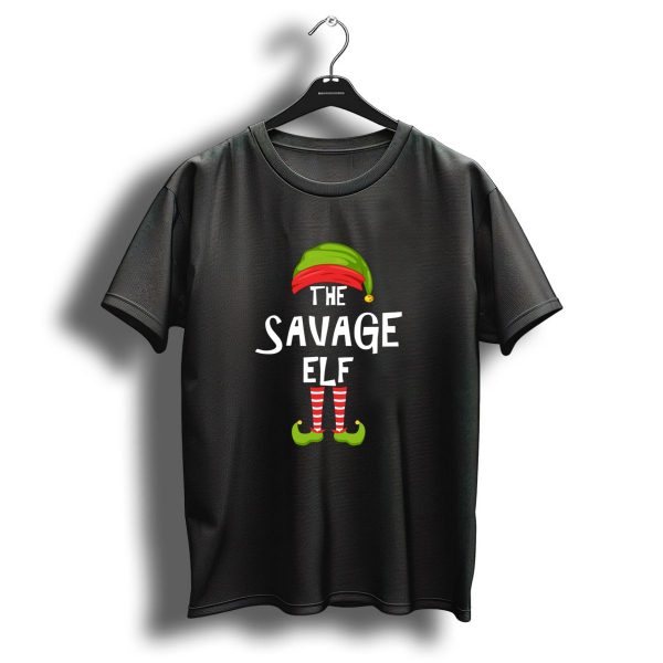 The Savage Elf Matching Family Christmas Party T Shirt 1 t shirt 1