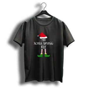 The Scuba Diving Elf Christmas Gaming Boys Girl T-Shirt