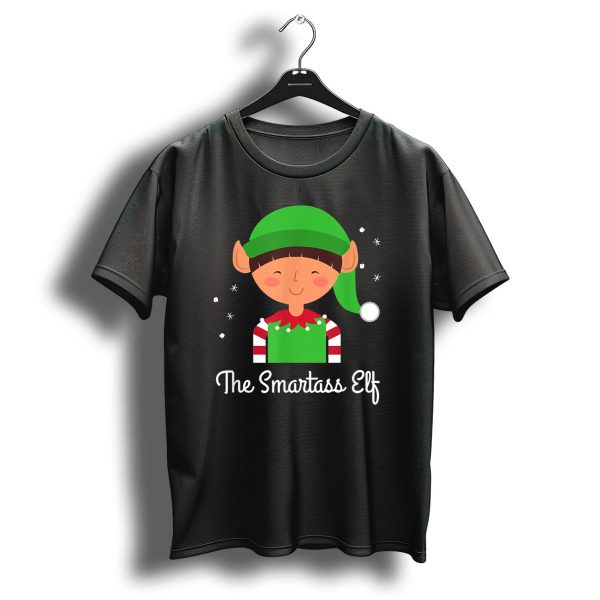 The Smartass Elf Funny Christmas Humor T Shirt 1 t shirt 1