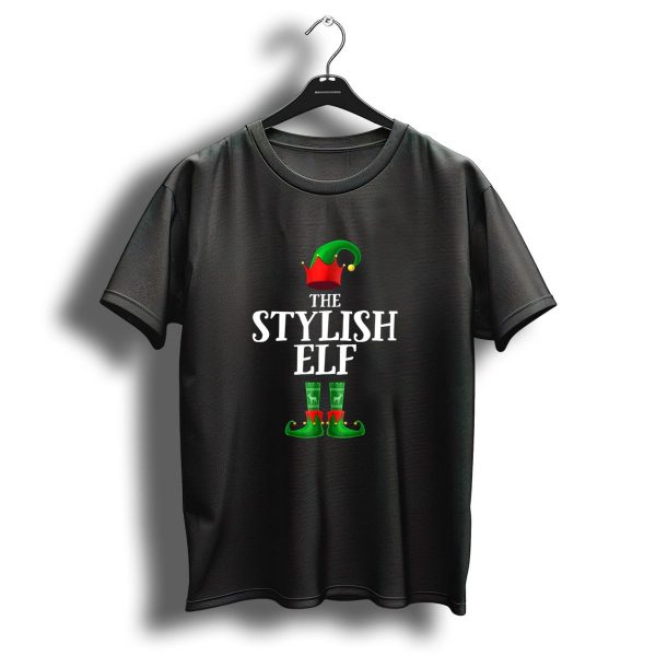 The Stylish Elf Family Christmas Party T Shirt 1 t shirt 1