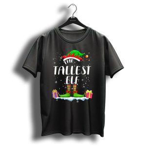The Tallest Elf Christmas Snowflakes Gifts T-Shirt