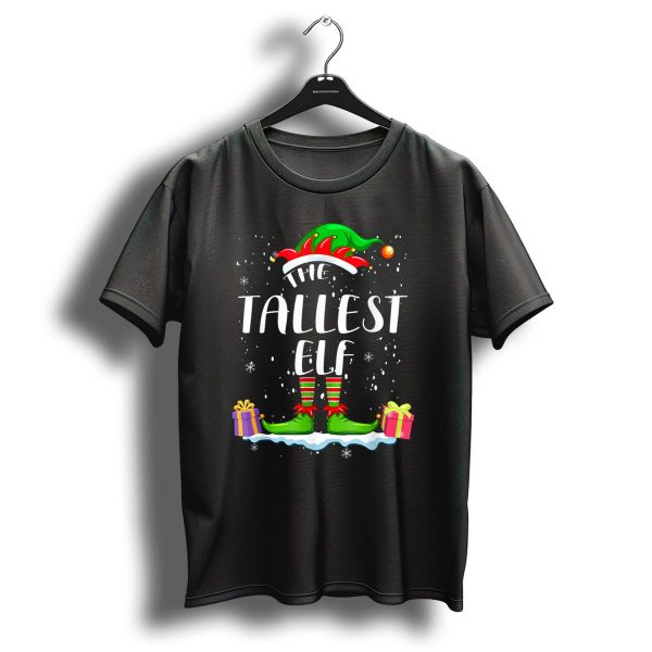 The Tallest Elf Christmas Snowflakes Gifts T Shirt 1 t shirt 1