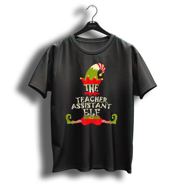 The Teacher Assistant Elf Christmas Funny Co Holiday Humor T Shirt 1 t shirt 1