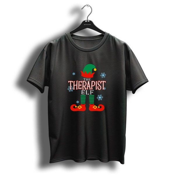 The Therapist Elf Christmas Humor T Shirt 1 t shirt 1