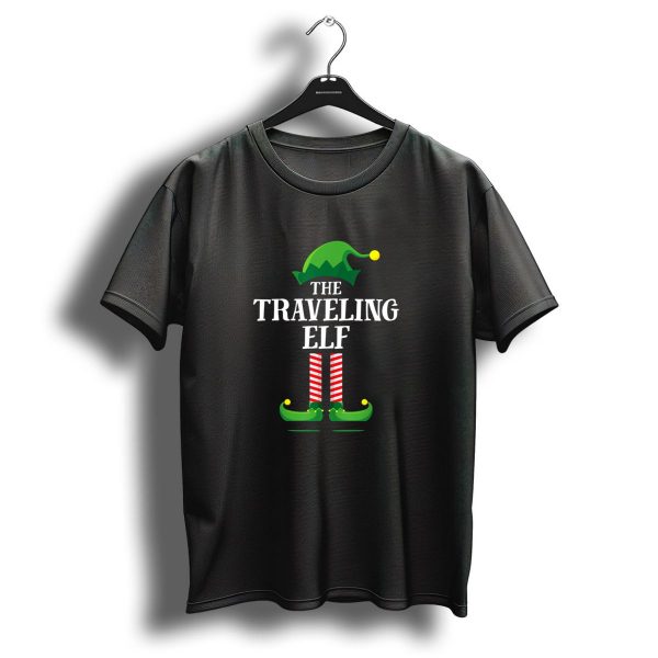 The Traveling Elf Christmas Costume Family Party T Shirt 1 t shirt 1
