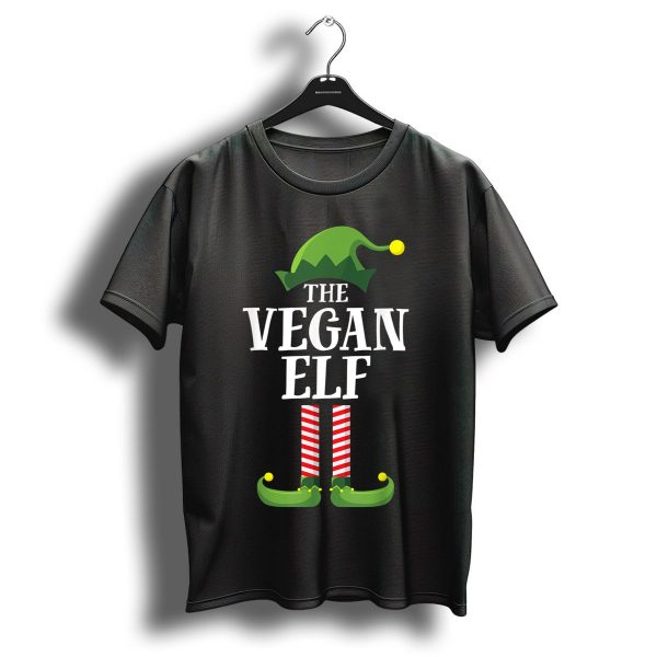 The Vegan Elf Matching Family Group Christmas Party T Shirt 1 t shirt 1