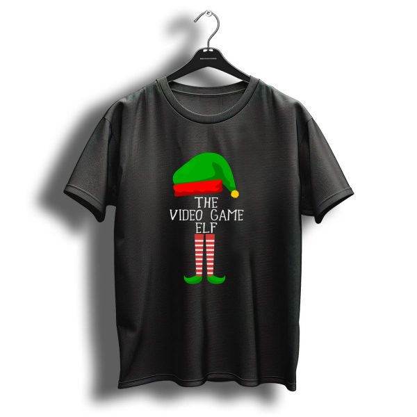 The Video Game Elf Christmas Gamer Holiday T Shirt 1 t shirt 1