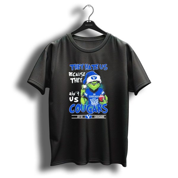 They Hate Us Because They Aint Us Grinch Go Byu Cougars Christmas T Shirt 1 t shirt 1