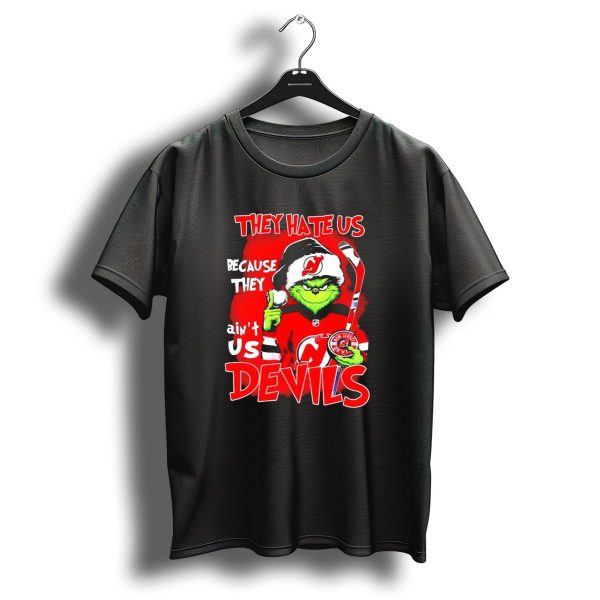 They Hate Us Because They Aint Us Grinch New Jersey Devils Christmas T Shirt 1 t shirt 1