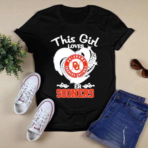 This Girl Loves Oklahoma Sooners Softball Her Sooners T Shirt 1