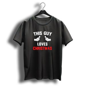 This Guy Loves Christmas T-Shirt