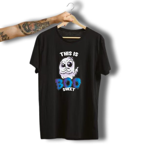 This Is Boo Sheet Ghost Expression Halloween Humor T Shirt t shirt 1