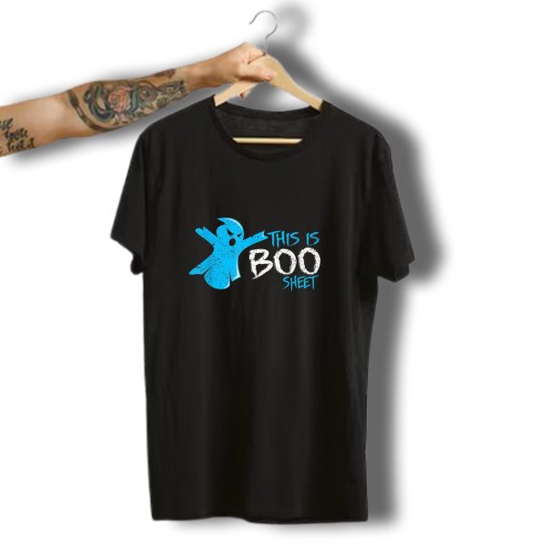 This Is Boo Sheet Halloween Ghost Artwork Trick Or Treat T Shirt t shirt 1