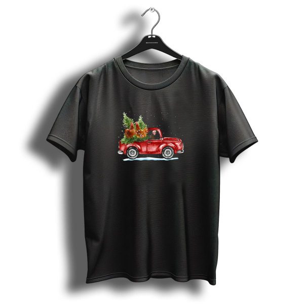 This Is Christmas Chicken Farm Vintage Red Truck T Shirt 1 t shirt 1