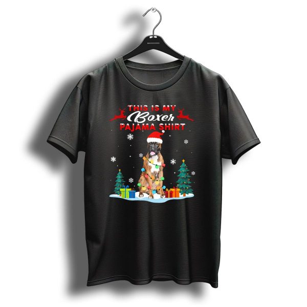 This Is My Boxer Pajama Shirt Christmas Lights Funny Love T Shirt 1 t shirt 1