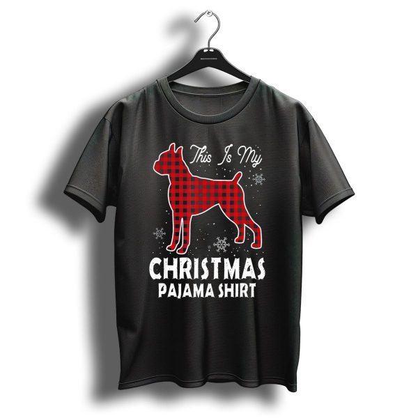 This Is My Christmas Boxer Dog Pajama T Shirt 1 t shirt 1
