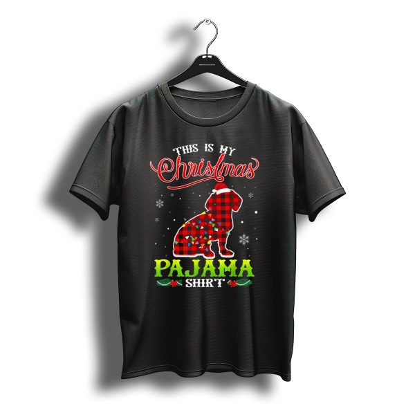 This Is My Christmas Pajama Dachshund Santa T Shirt t shirt 1