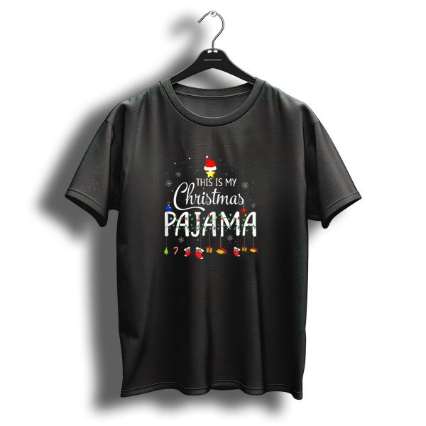This Is My Christmas Pajama Funny Xmas Light Tree T Shirt 1 t shirt 1