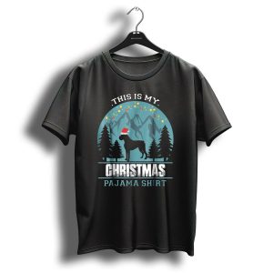 This Is My Christmas Pajama Shirt Boxer Dog T-Shirt