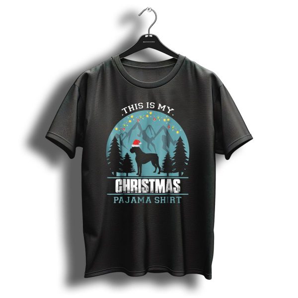 This Is My Christmas Pajama Shirt Boxer Dog T Shirt 1 t shirt 1