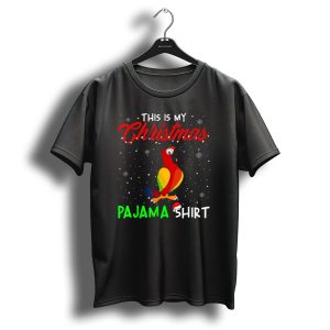 This Is My Christmas Pajama Shirt Cute Parrot T-Shirt