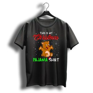 This Is My Christmas Pajama Shirt Cute Polar Bear T-Shirt