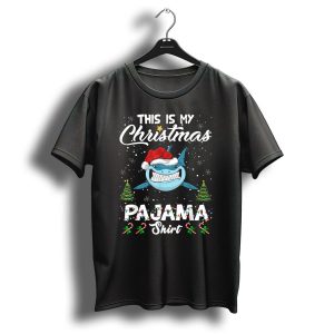 This Is My Christmas Pajama Shirt Cute Shark Outfits T-Shirt
