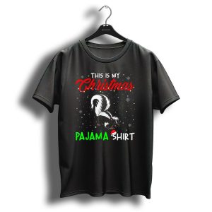 This Is My Christmas Pajama Shirt Cute Skunk T-Shirt