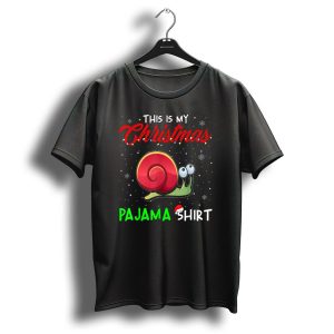 This Is My Christmas Pajama Shirt Cute Snail T-Shirt