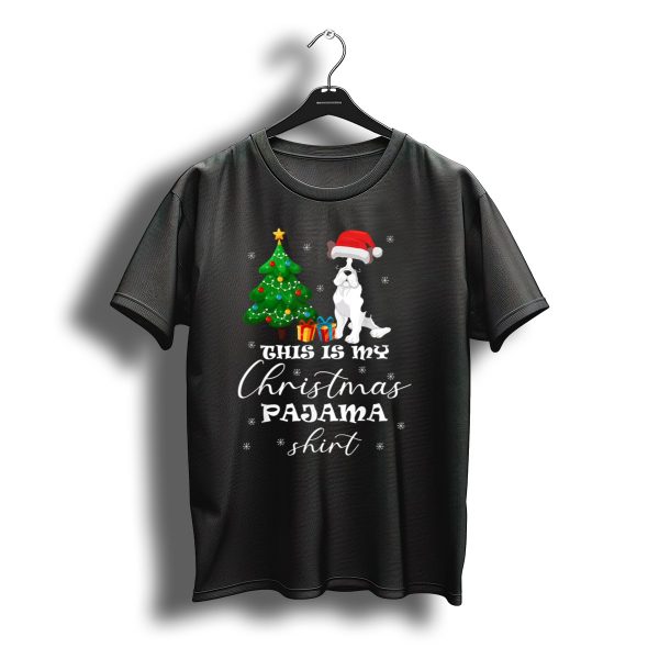 This Is My Christmas Pajama Shirt French Bulldog Holiday Tree Santa Hat T Shirt t shirt 1
