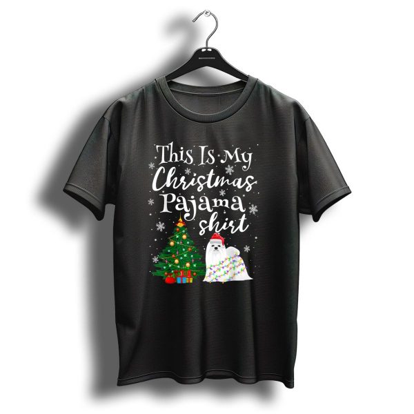 This Is My Christmas Pajama Shirt Maltese Lover Dog T Shirt 1 t shirt 1